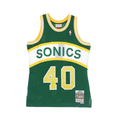 Mitchell & Ness Men's Basketball Tank Top Nba Swingman Jersey Hardwood Classics No 40 Shawn Kemp 1994-95 Seasup Orig In Original Team Colors