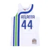 Mitchell & Ness Men's Basketball Tank Top Nba Swingman Jersey Hardwood Classics No 44 Pete Maravich 1970-71 Atlhaw In White