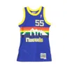 Mitchell & Ness Men's Basketball Tank Top Nba Swingman Jersey Hardwood Classics No 55 Dikembe Mutombo 1991-92 Dennug In Original Team Colors