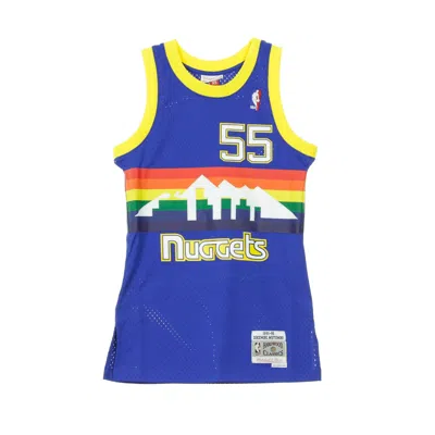 Mitchell & Ness Men's Basketball Tank Top Nba Swingman Jersey Hardwood Classics No 55 Dikembe Mutombo 1991-92 Dennug In Original Team Colors