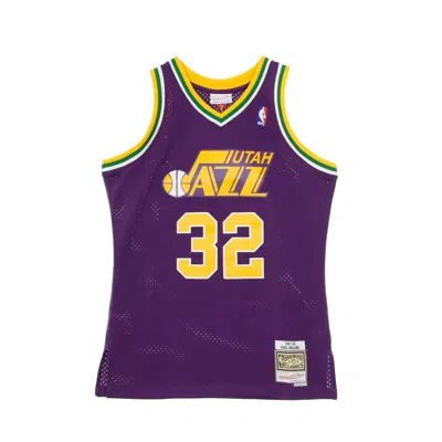 Mitchell & Ness Men's Basketball Tank Top Nba Swingman Jersey Hardwood Classics No.32 Karl Malone 1991-92 Utajaz Roa In Original Team Colors