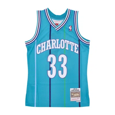 Mitchell & Ness Men's Basketball Tank Top Nba Swingman Jersey No 33 Alonzo Mourning Chahor In Original Team Colors