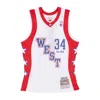 Mitchell & Ness Men's Basketball Tank Top Nba White Jersey All Star 2004 No 34 Ray Allen Team West White In White