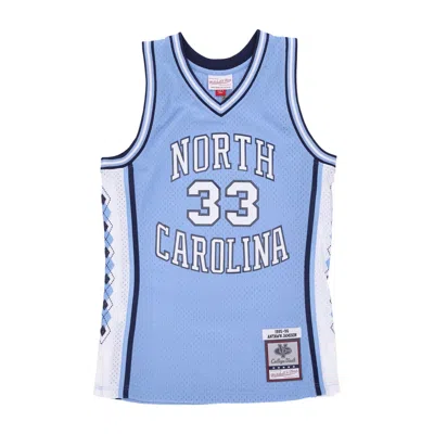 Mitchell & Ness Men's Basketball Tank Top Ncaa Swingman Jersey No 00 Player Name Unchee Light Blue