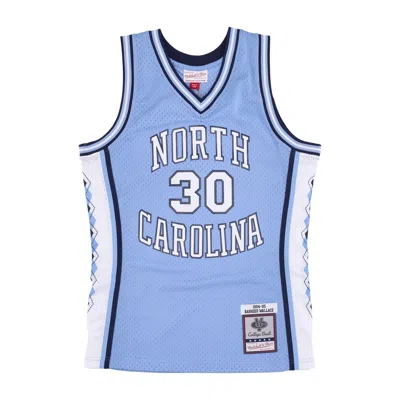 Mitchell & Ness Men's Basketball Tank Top Ncaa Swingman Jersey No 30 Rasheed Wallace Unchee Light Blue