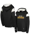 Mitchell & Ness Men's Black Boston Bruins Thermal Lightweight Pullover Hoodie In Black