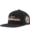 Mitchell & Ness Mitchell Ness Men's Black Chicago Blackhawks Core Team Script 2.0 Snapback Hat In Black