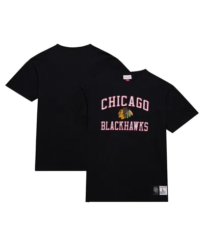 Mitchell & Ness Men's Black Chicago Blackhawks Legendary Slub T-shirt