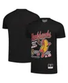 Mitchell & Ness Men's Black Chicago Blackhawks Local Food T-shirt In Black