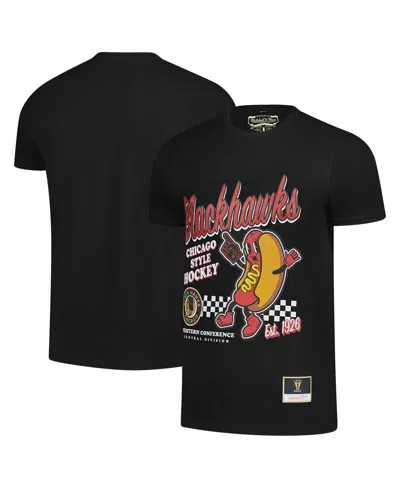 Mitchell & Ness Men's Black Chicago Blackhawks Local Food T-shirt