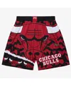 Mitchell & Ness Men's Black Chicago Bulls Jumbotron 2.0 Sublimated Shorts In Black