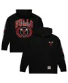 Mitchell & Ness Men's Black Chicago Bulls Nba X Michelob Ultra Swish Sip Pullover Hoodie In Black