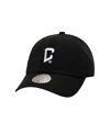 Mitchell & Ness Men's Black Columbus Crew Perfect Strapback Adjustable Hat