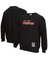 Mitchell & Ness Black Florida Gators Elite Script Pullover Sweatshirt In Black