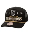Mitchell & Ness Men's Black Los Angeles Kings Soul Collection Golden Stanley Cup Champions Trucker Adjustable Hat