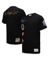 Mitchell & Ness Men's Black Los Angeles Lakers Black Out Collection Vintage Premium T-shirt In Black