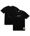 Mitchell & Ness Men's Black Los Angeles Lakers Hardwood Classics Contrast 2k Graphic T-shirt In Black