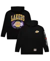 Mitchell & Ness Men's Black Los Angeles Lakers Nba X Michelob Ultra Swish Sip Pullover Hoodie In Black