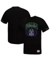 Mitchell & Ness Men's Black Milwaukee Bucks Nba X Michelob Ultra Rewind Ii T-shirt In Black
