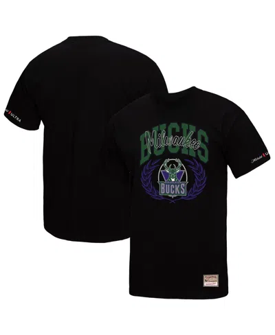 Mitchell & Ness Men's Black Milwaukee Bucks Nba X Michelob Ultra Rewind Ii T-shirt