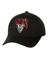 Mitchell & Ness Men's Black New Jersey Nets Suga X Nba Capsule Collection Glitch Stretch Snapback Hat In Black