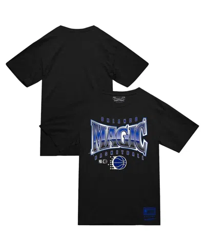 Mitchell & Ness Black Orlando Magic Worldwide Collection Glow Up T-shirt