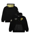 Mitchell & Ness Men's Black Pittsburgh Pirates Team Og 2.0 Current Logo Fleece Pullover Hoodie In Black