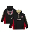 Mitchell & Ness Men's Black Portland Trail Blazers Team Og 2.0 Vintage Logo Anorak Windbreaker Quarter-zip Jacket