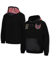 Mitchell & Ness Men's Black Portland Trail Blazers Team Og 2.0 Vintage Logo Fleece Pullover Hoodie In Black