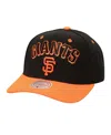Mitchell & Ness Men's Black San Francisco Giants All In 2.0 Adjustable Hat In Black