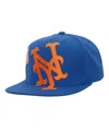 Mitchell & Ness Men's Blue New York Mets Big Time Snapback Hat In Blue
