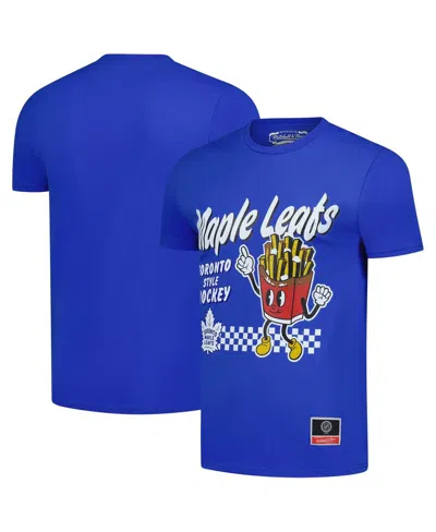 Mitchell & Ness Men's Blue Toronto Maple Leaf's Local Food T-shirt