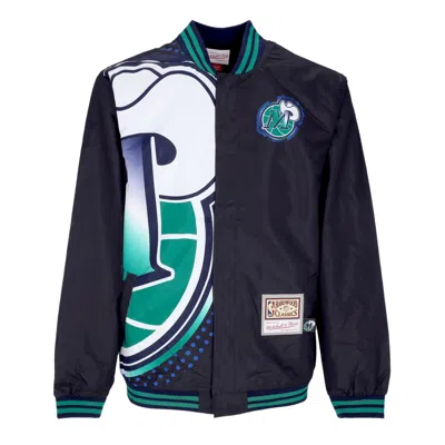 Mitchell & Ness Men's Bomber Jacket Nba Big Face 7.0 Jacket Dalmav Black