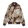 Mitchell & Ness Men's Bomber Jacket Nba Camo Reflective Jacket Chibul Camo/original Team Colors In Camo/original Team Colors