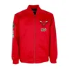 Mitchell & Ness Men's Bomber Jacket Nba Lightweight Satin Bomber Chibul Original Team Colors In Original Team Colors