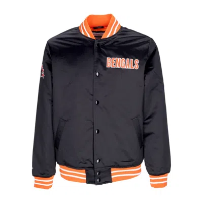 Mitchell & Ness Men's Bomber Jacket Nfl Heavyweight Satin Jacket Cinben Original Team Colors