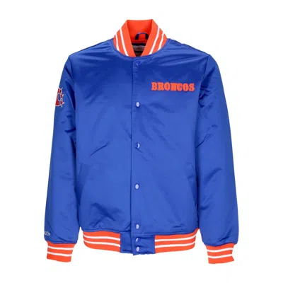 Mitchell & Ness Men's Bomber Jacket Nfl Heavyweight Satin Jacket Denbro Original Team Colors