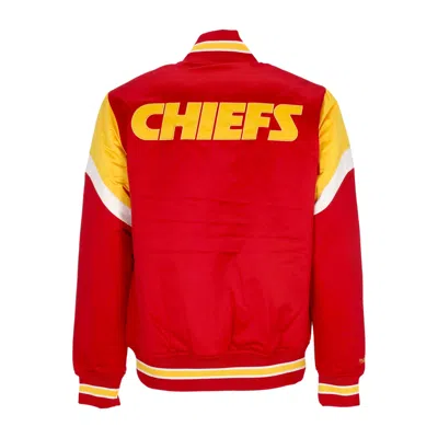 Mitchell & Ness Men's Bomber Jacket Nfl Heavyweight Satin Jacket Kanchi Original Team Colors