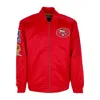 Mitchell & Ness Men's Bomber Jacket Nfl Lightweight Satin Bomber Saf49e Original Team Colors In Original Team Colors