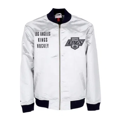 Mitchell & Ness Men's Bomber Jacket Nhl Team Og 2.0 Lightweight Satin Jacket Vintage Logo Loskin Original Team Color In Original Team Colors