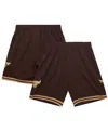 Mitchell & Ness Men's Brown Chicago Bulls 1997-98 Hardwood Classics Lux Swingman Shorts In Brown