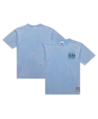 Mitchell & Ness Men's Carolina Blue North Carolina Tar Heels Throwback Fade Away T-shirt In Light Blue