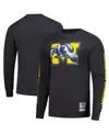Mitchell & Ness Men's Charcoal Michigan Wolverines Team Pride Long Sleeve T-shirt