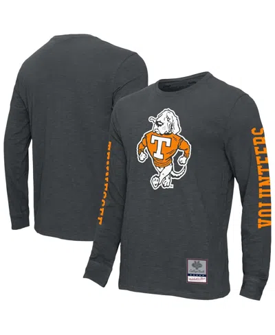 Mitchell & Ness Charcoal Tennessee Volunteers Team Pride Long Sleeve T-shirt In Gray