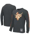 Mitchell & Ness Men's Charcoal Texas Longhorns Team Pride Long Sleeve T-shirt In Charcoal