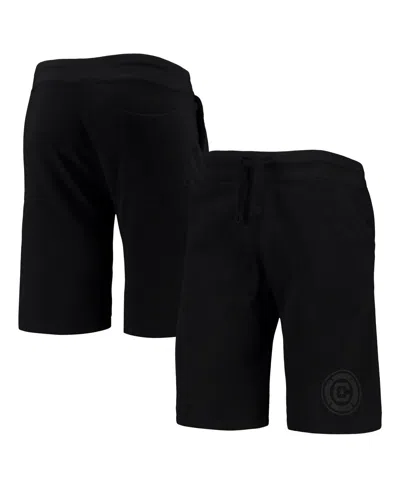 Mitchell & Ness Men's Chicago Fire All Black Fleece Shorts