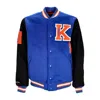 Mitchell & Ness Men's College Jacket Nba Team Legacy Varsity Jacket Neykni Royal/black In Royal/black