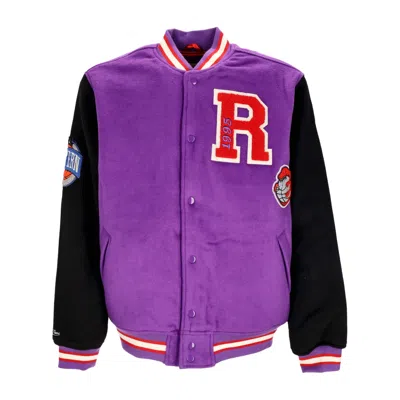 Mitchell & Ness Men's College Jacket Nba Team Legacy Varsity Jacket Torrap In Purple/black