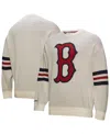 Mitchell & Ness Cream Boston Red Sox Retro Pullover Sweater In Cream