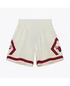 Mitchell & Ness Men's Cream Chicago Bulls 1997/98 Hardwood Classics Team Color Swingman Shorts In Cream